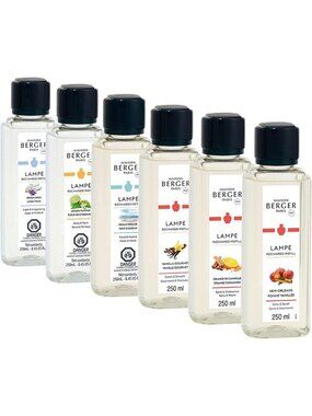 Home Fragrance Oil Diffuser Refill Trio - 3 Scented Oils, 6 x 8.45 oz